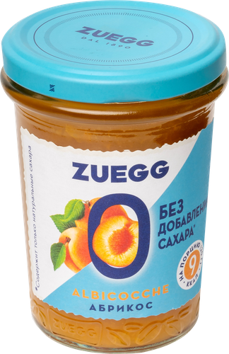 Конфитюр с пониженной калорийностью ZUEGG Абрикос, без сахара, 220г, фотография