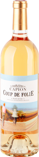 Вино LE FANTAISIES DE CAPION Лангедок розовое сухое, 0.75л, картинка