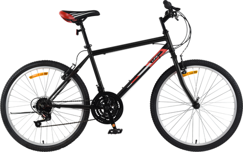 Велосипед Life 26" 18 скоростей, черно-красный, черно-бирюзовый, Арт. 
LFE26ST-M, вид