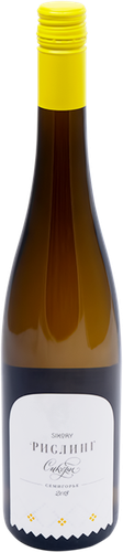 Вино СИКОРЫ Рислинг белое сухое, 0.75л