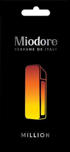 Ароматизатор воздуха MIODORE Million №1 мотив Paco Rabanne, подвесной сухой, фото