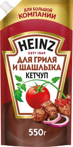 Кетчуп HEINZ Гриль и Шашлык, 550г, фото