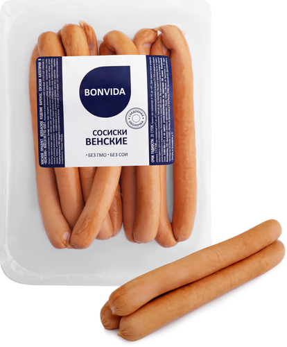 Сосиски BONVIDA Венские, 650г, картинка