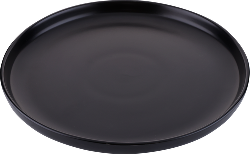 Тарелка обеденная HOMECLUB Matt black 26см, керамика, изображение