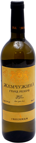 Вино ЖЕМЧУЖИНА ГРАНД РЕЗЕРВ марочное белое сухое, 0.75л, изображение