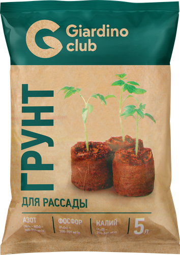 Грунт GIARDINO CLUB Микропарник, 5л, крупный план