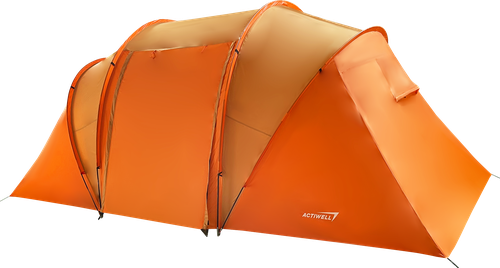 Палатка 4-местная ACTIWELL 210х240х130(внутри)/460х230х185см, Арт. 
MU2010, детальное фото