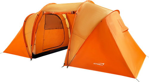 Палатка 4-местная ACTIWELL 210х240х130(внутри)/460х230х185см, Арт. 
MU2010, крупный план