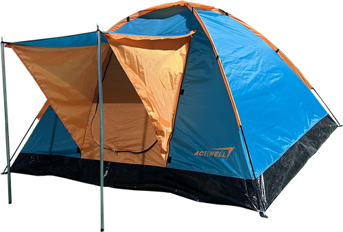 Палатка 3-местная ACTIWELL 210х210х120см, Арт. MU2013, крупный план