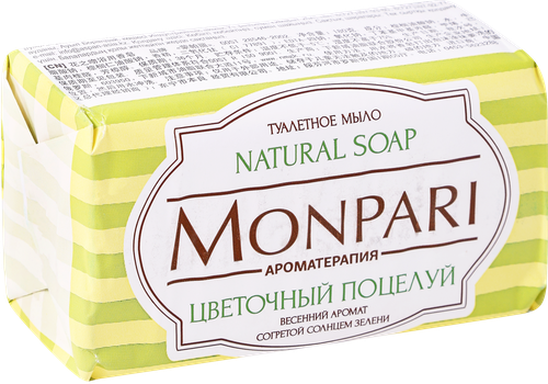 Туалетное мыло MONPARI Цветочный поцелуй, 180г, фотография