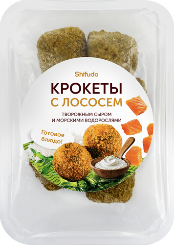 Крокеты ШИФУДО с лососем, рисом и морской капустой, 240г, фотография