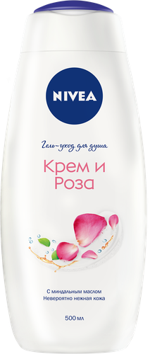 Гель для душа NIVEA Крем и роза, 500мл, вид