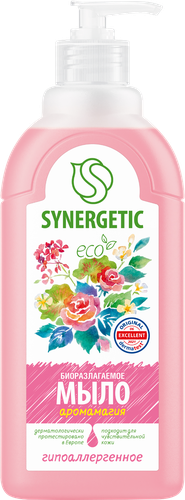 Жидкое мыло для рук и тела SYNERGETIC Аромамагия, биоразлагаемое, 500мл, фото