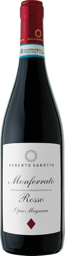Вино ROBERTO SAROTTO Monferrato Rosso Пьемонт красное сухое, 0.75л, фотография