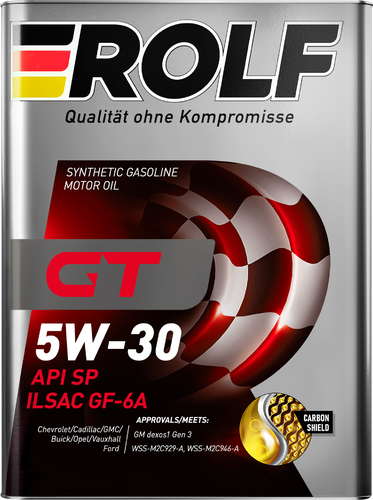 Масло моторное ROLF GT&nbsp;5W-30&nbsp;GF-6A&nbsp;SP, 4л, изображение
