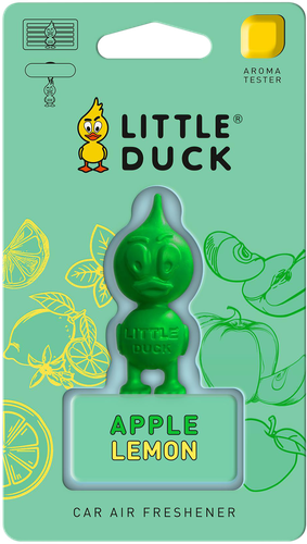 Ароматизатор автомобильный MIODORE Little Duck Яблоко-Лимон, 3D-Polymer, изображение