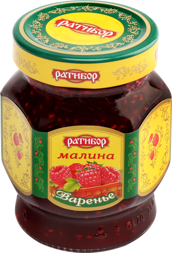 Варенье РАТИБОР Малина, 360г, изображение