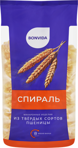 Макароны BONVIDA Спираль, 900г, изображение
