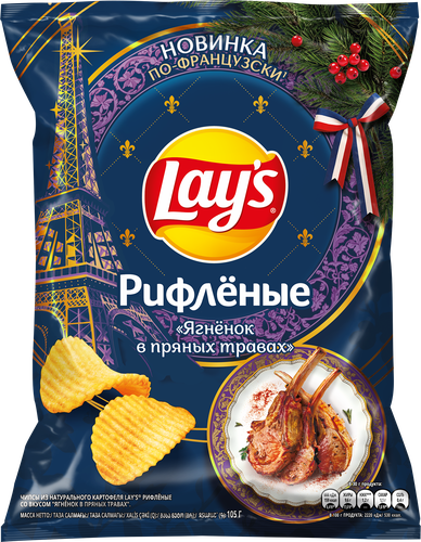 Чипсы LAY'S Ягненок в пряных травах, 105г, изображение