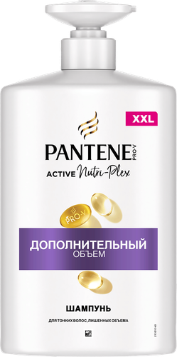 Шампунь для волос PANTENE Pro-V Дополнительный объем, 900мл, картинка