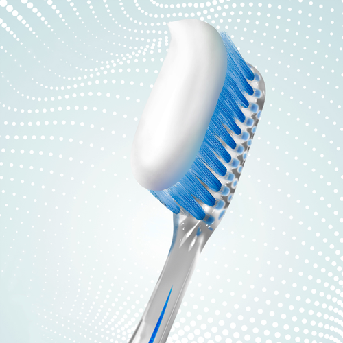 Зубная паста COLGATE Кальций-Ремин с природным био-аргинином для восстановления и защиты здоровья эмали зубов путем 4-х их кратной реминерализации, 100мл, крупный план