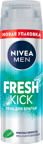 Пена для бритья NIVEA Men Fresh kick, 200мл, картинка