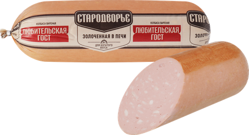 Колбаса вареная СТАРОДВОРЬЕ Любительская ГОСТ, весовая, детальное фото