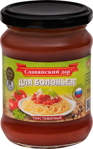 Соус для болоньезе СЛАВЯНСКИЙ ДАР&nbsp;томатный, 260г, детальное фото
