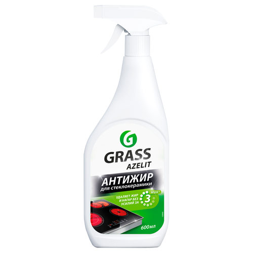 Спрей для чистки стеклокерамики GRASS Azelit Антижир, 600мл, фотография