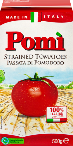 Томаты протертые POMI, 500г, вид