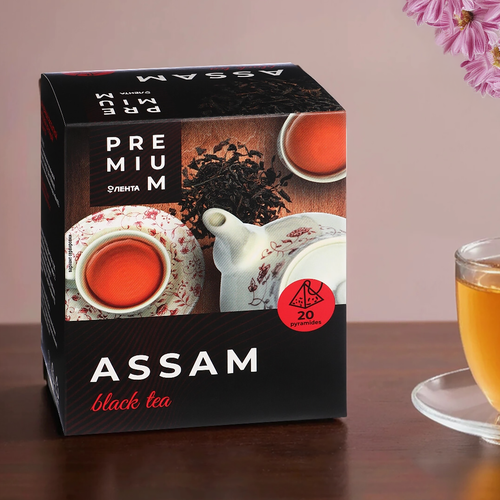 Чай черный ЛЕНТА PREMIUM Ассам, 20пир, картинка