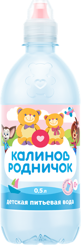 Вода детская КАЛИНОВ РОДНИЧОК питьевая, с 0 месяцев, 500мл, картинка
