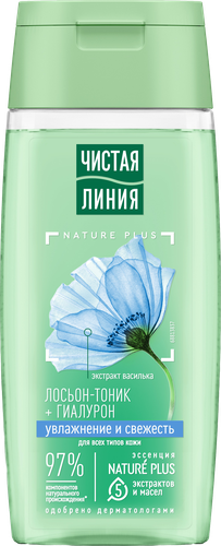 Лосьон-тоник для лица ЧИСТАЯ ЛИНИЯ для всех типов кожи, 100мл, картинка