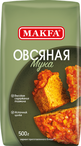 Мука овсяная MAKFA, 500г, изображение