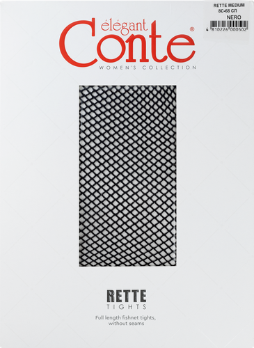 Колготки женские CONTE Elegant rette medium nero 3, Арт. 8С-68СП, детальное фото