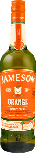 Напиток спиртной на основе виски JAMESON Апельсин 30%, 0.7л, крупный план