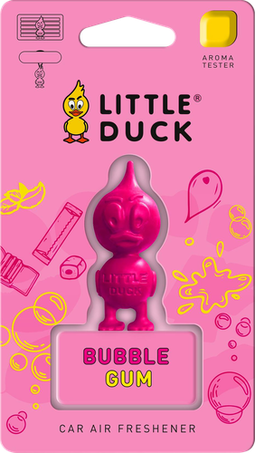 Ароматизатор автомобильный MIODORE Little Duck Бабл Гам, 3D-Polymer, крупный план