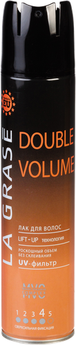 Лак для волос LA GRASE Double Volume, 250мл, вид