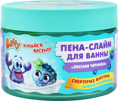 Пена-слайм BAFFY для развлечения детей в ванной с сюрпризом, в ассортименте, картинка