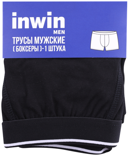 Трусы мужские INWIN боксеры р. 46–54, черные, Арт. ATL-24003-A, фото
