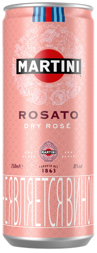 Напиток виноградосодержащий MARTINI Rosato газированный, 0.25л