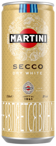 Напиток виноградосодержащий MARTINI Secco газированный, 0.25л, фотография