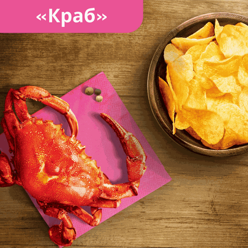 Чипсы картофельные LAY'S Краб, 140г, фотография