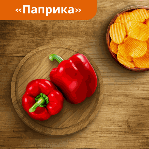 Чипсы картофельные LAY'S Рифленые Паприка, 140г, детальное фото