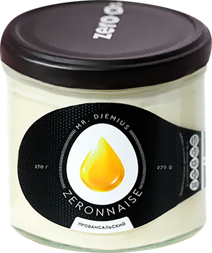 Соус низкокалорийный MR.DJEMIUS ZERO Zeronnaise Провансальский, на основе растительных масел, 270г, детальное фото