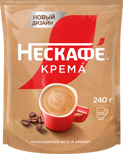 Кофе растворимый НЕСКАФЕ Классик Крема, натуральный, 240г, фото