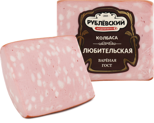 Колбаса вареная РУБЛЁВСКИЙ Любительская, категория А, 400г, изображение