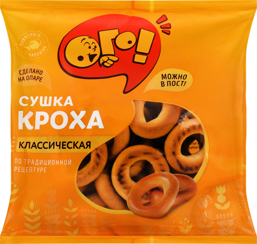 Сушки ОГО! Кроха классическая, 200г, изображение