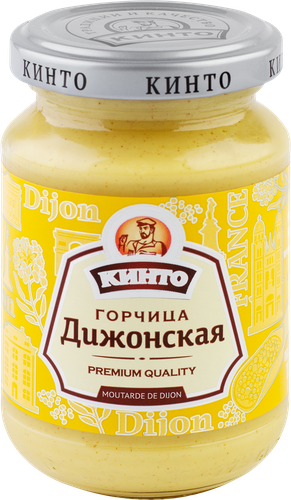 Горчица КИНТО Дижонская острая, 170мл, фотография