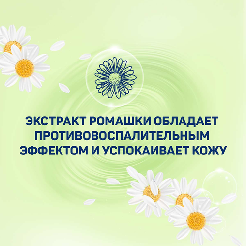 Бумага туалетная влажная AURA Nice с ромашкой, 72шт, изображение